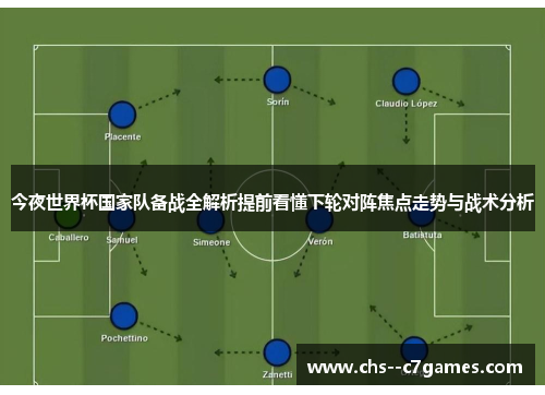 今夜世界杯国家队备战全解析提前看懂下轮对阵焦点走势与战术分析 今夜世界杯国家队备战全解析提前看懂下轮对阵焦点走势与战术分析
